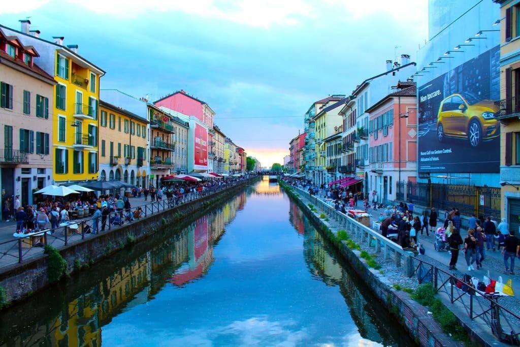 Daniela'S Spazioso Appartamento Ai Navigli Mailand Exterior foto